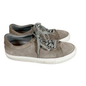 TRASK Men's Size 9 Taupe Suede Lace Up Sneakers